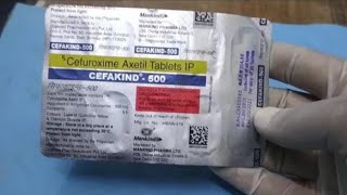 Cefakind 500 tablet ReviewCefuroxime 500 Mg tabletBenefits amp side effectDosage in Hindi [upl. by Gabriella]