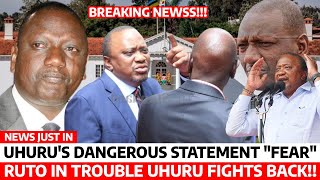 Just Now‼️UHURUs DANGEROUS STATEMENT on RUTO Raises FEAR in the COUNTRY RUTO in TROUBLE [upl. by Sirac121]