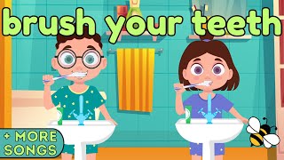 Brush Your Teeth Kids Song Collection  Dental Hygiene For Kids [upl. by Belter879]