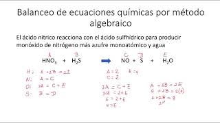 Balanceo por Método Algebraico [upl. by Yerhcaz455]