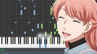 Fiction  Wotaku ni Koi wa Muzukashii ヲタクに恋は難しい Opening Piano Synthesia [upl. by Airdna]