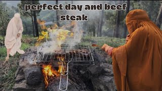 Tender And very Juicy Steaks  Mountains Life [upl. by Ayikaz]