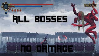 Blasphemous  All Wounds of Eventide Bosses No Damage Magicprayer build [upl. by Tadashi]