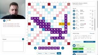 Scrabble game with commentary no436 [upl. by Retnyw]