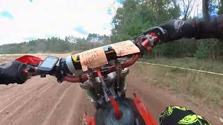 Michigan Woods Racing  Ogemaw Trail amp Sport Hare Scramble 2024  honda150 [upl. by Ahsilem]