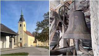 Pfarrkirche Gallbrunn  ANÖ  Einzelläuten und Vollgeläute [upl. by Kinna]