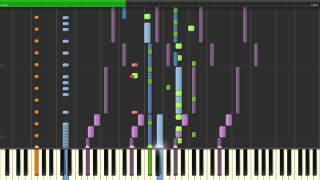 Nsmb Castle Theme Synthesia [upl. by Hsakiv340]