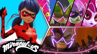 MIRACULOUS  🐞 AKUMATISATION  Compilation 1 😈  SAISON 4  Les aventures de Ladybug et Chat Noir [upl. by Litta]