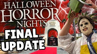 Halloween Horror Nights 2024 FINAL Update Universal Studios Hollywood [upl. by Aliuqa]