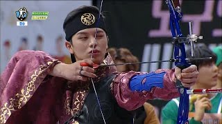 【TVPP】SungJaeBTOBHyukVIXX –Archery Final 성재비투비 혁빅스  양궁 결승 2016 Idol Star Championships [upl. by Hebel]