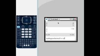 Brüche und Dezimalzahlen mit TI Nspire CX [upl. by Ttayw]