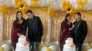 Our first wedding anniversary ❤️  Varsha Thapa [upl. by Torto163]