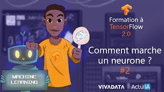 Comment marche un neurone Perceptron  Se former à Tensorflow 20 2 [upl. by Norma829]