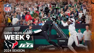 Houston Texans vs New York Jets Game Highlights  NFL 2024 Season Week 9 [upl. by Norvell]