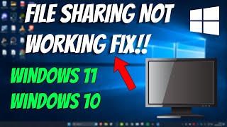 How To Fix File Sharing Not Working Problem in Windows 11 [upl. by Jasen]