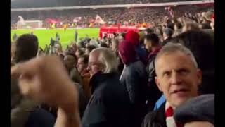 WAKA WAKA E E KAI HAVERTZ CHANT EMIRATES STADIUM ARSENAL VS BRENTFORD [upl. by Tailor]