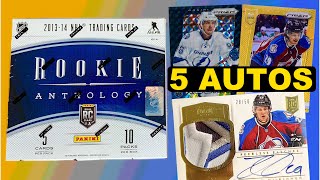 this product is STUPID  201314 Panini Rookie Anthology Hockey Hobby Box Break [upl. by Enorahs]