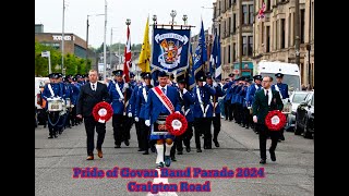 Pride of Govan POG  2024 Band Parade  Craigton Road [upl. by Morel150]