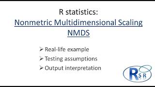 Ordination using NMDS Nonmetric multidimensional scaling [upl. by Ahsihat]