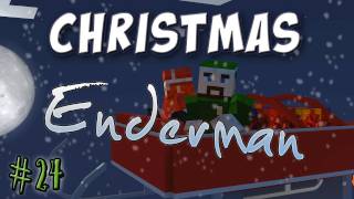 Minecraft  Christmas Enderman  Day 24 Advent Calendar [upl. by Akemahs572]