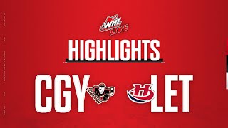 Calgary Hitmen at Lethbridge Hurricanes 1129  WHL Highlights 202324 [upl. by Martyn]