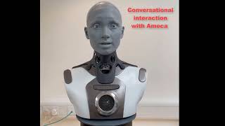 Interaction with Ameca robot [upl. by Mossman]