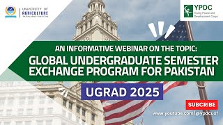 Global UGRAD 2025 Exploring Opportunities  YPDC UAF Webinar  Sept 19 2024 [upl. by Alane47]