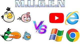 mugen Angry Birds 4v4 Windows [upl. by Trebloc162]