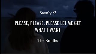 Please Please Please Let Me Get What I Want  The Smiths  Sub español  Lyrics [upl. by Bernt]