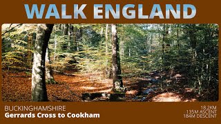 WALK ENGLAND Gerrards Cross to Cookham Timelapse swcwalks book1 walk40 [upl. by Chance]