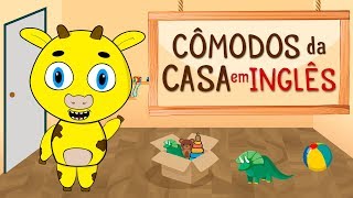 Partes da casa em inglês  Cômodos da casa em inglês [upl. by Agna562]