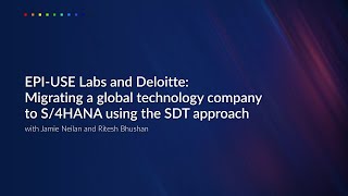 Migrating a global technology company to S4HANA using Selective Data Transition SDT [upl. by Eceerahs]