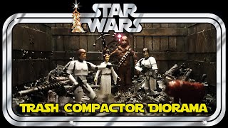 Star Wars Trash Compactor Diorama Build [upl. by Lhary361]