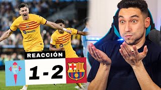 REACCIONANDO al Celta de Vigo vs Barcelona 12 PENALTI en el DESCUENTO [upl. by Nizam]