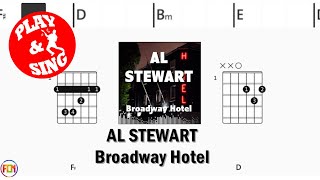 AL STEWART Broadway Hotel FCN GUITAR CHORDS amp LYRICS NO AUDIO [upl. by Acebber]