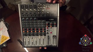 Behringer Xenyx 1204USB 12 Channel USB Mixer Unboxing [upl. by Allimrac]