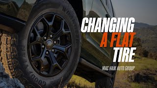 How to Change a Tire on Your 2022 Ford Expedition Timberline  Mac Haik HowTos [upl. by Nnylyar]