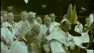 Solemn Papal Mass – Incensing the Altar 1 [upl. by Tuesday]