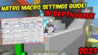 Natro Macro Settings Tutorial UPDATED GUIDE  2023 [upl. by Airdnaxela777]