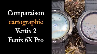 Comparaison carto Vertix 2 vs Fenix 6X Pro [upl. by Aseefan]