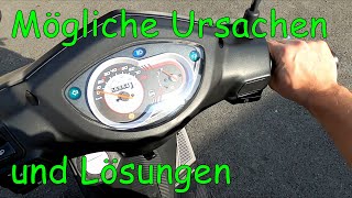 Einspritzer Roller hält kein Standgas und geht an der Ampel aus  Sym Mask  Rollerfix [upl. by Suk]