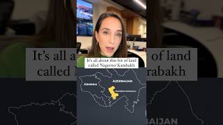 The NagornoKarabakh story explained in 1 minute  AJ shorts aljazeeraenglish azerbaijan [upl. by Ahsirak910]