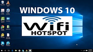 How To Turn Windows 10 Computer Into a WiFi Hotspot [upl. by Rehpotsirk]