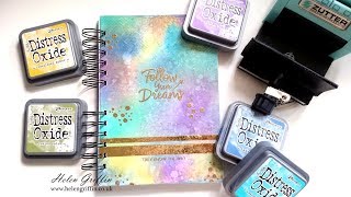 DIY Galaxy Rainbow Planner [upl. by Euqinamod295]