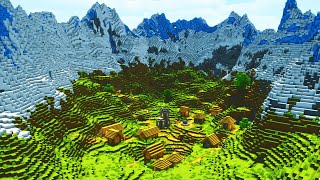 12 Cool Mountain Basin Seeds for Minecraft 118 Caves and Cliffs [upl. by Arratal]