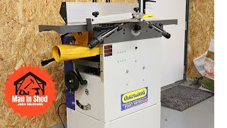 Charndwood 10x7 W583 Planer Thicknesser unboxing and assembly [upl. by Annasoh]