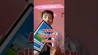 AFMC ELIGIBILITY CRITERIA 🤯  afmc afmcpune college neet neet2024 cutoff aiims top medical [upl. by Anwahsar]