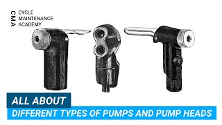 Different Types Of Bicycle Pumps And Pump Heads [upl. by Lzeil]