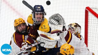 Quinnipiac vs Minnesota 2023 NCAA Mens Frozen Four championship highlights [upl. by Vivian]