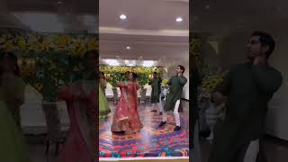 Stunning Punjabi dance performance by the bride squad on sangeet  Chand vargi  2024 [upl. by Eilrebma]